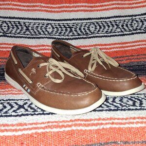 Margaritaville Men's Down Islander Leather Boat Shoes